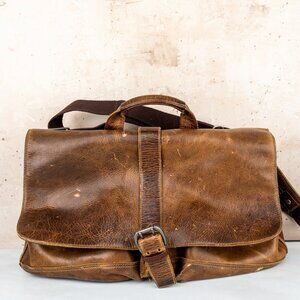 Ellington Brown Leather Satchel/Briefcase/Attache